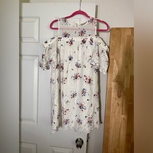 LOFT Off-the-shoulder Eyelet Dress